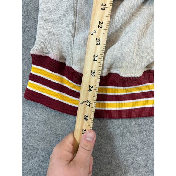 Vintage 90s Loyola University Chicago Crewneck Sweatshirt Mens Small Gray Yellow - Picture 5 of 8